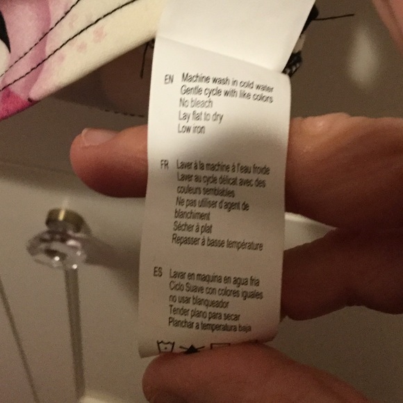 Floral Crop Nylon Tank - Picture 4 of 4